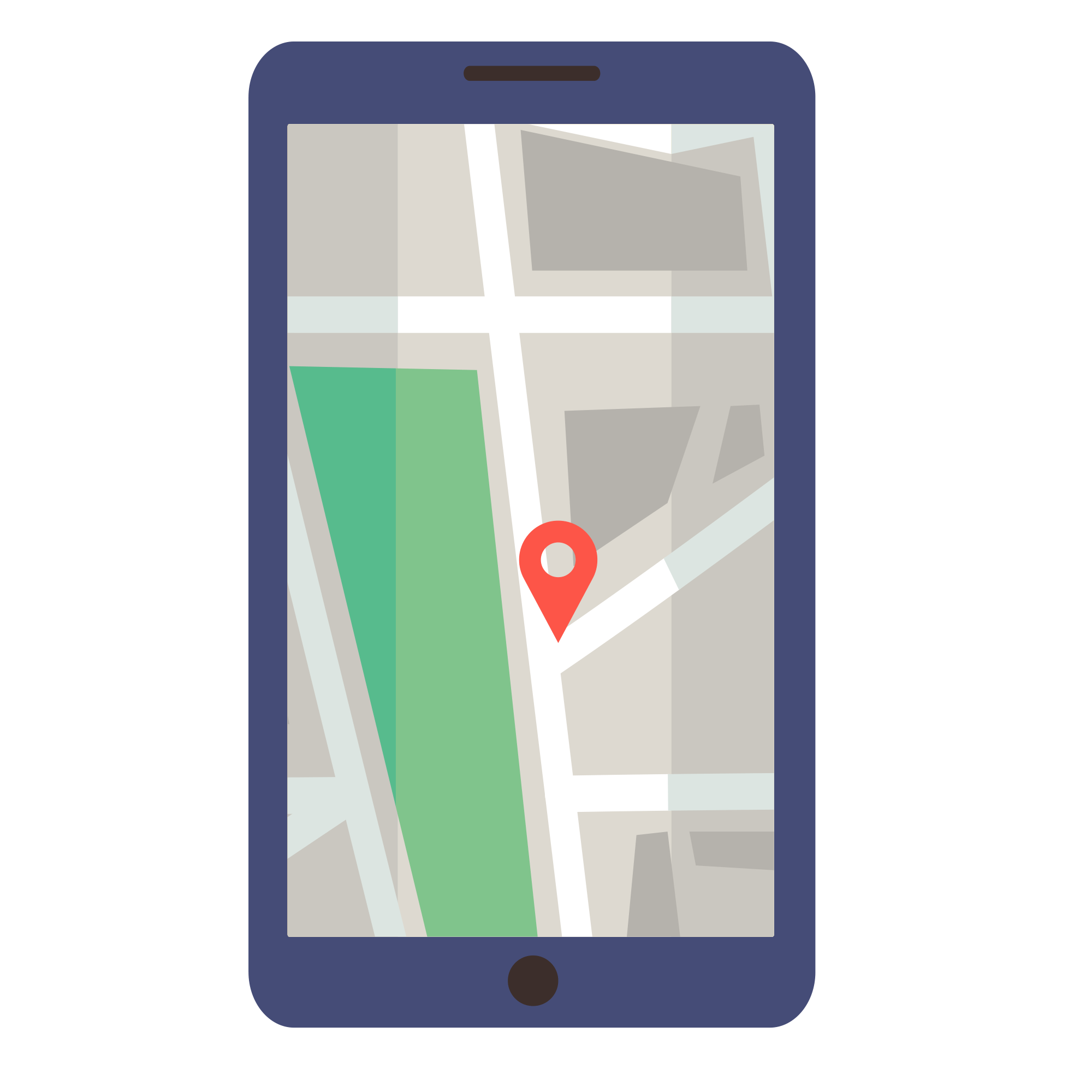 —Pngtree—mobile phone map positioning get_3925256